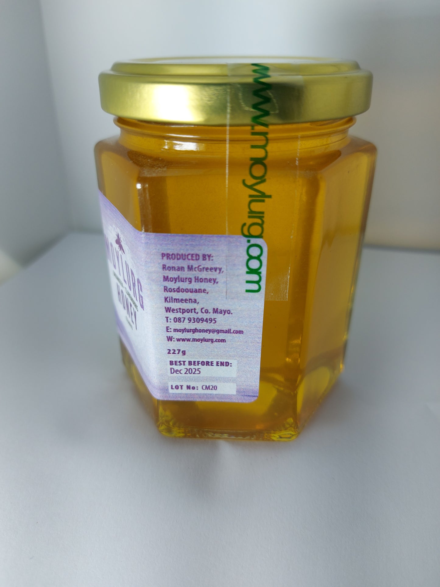 Claremorris Wild Raw Active Honey